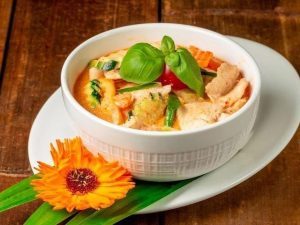 Traditional Thai Red Chicken Curry
