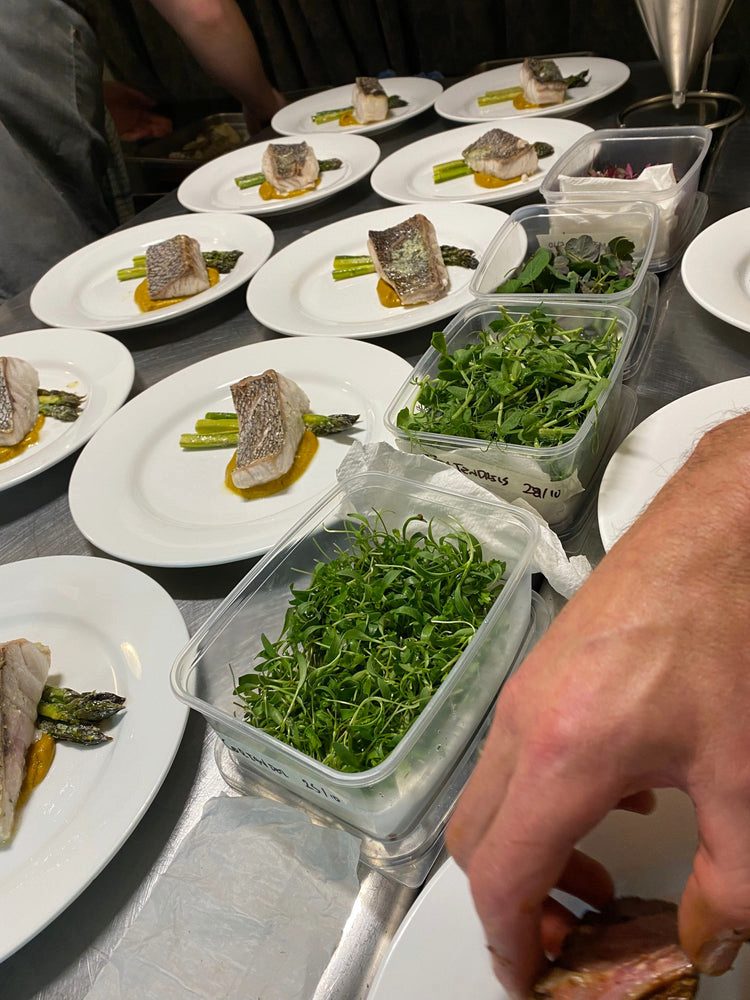 Plated dinner service